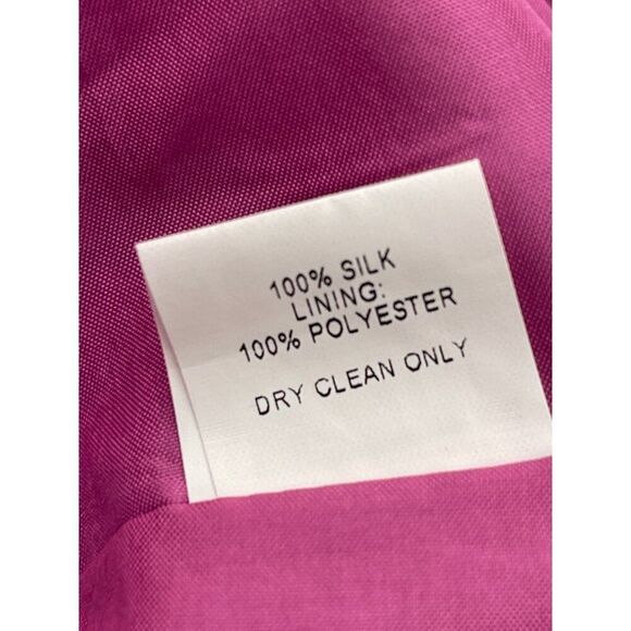 Britt Ryan Women Crinkled Multicolored Silk Halter Mini Dress Size 4 - Picture 7 of 8